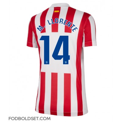 Atletico Madrid Marcos Llorente #14 Hjemmebanetrøje Dame 2025-26 Kortærmet Atletico Madrid Marcos Llorente #14 Hjemmebanetrøje Dame 2025-26 Kortærmet